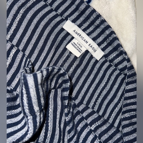 American eagle navy striped skirt - Picture 3 of 5